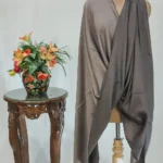 Dark Grey and Light Grey Pure Pashmina Reversible Shawl
