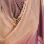 Light Violet, Beige and Brown Pure Pashmina Ombre Shawl Front