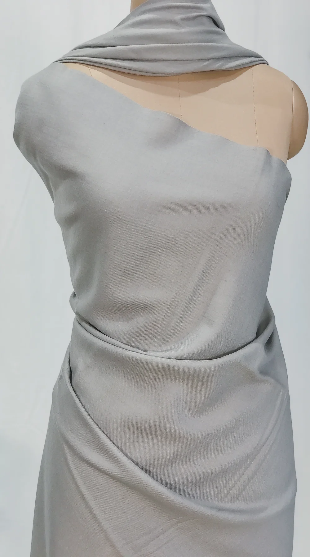 Grey Pure Pashmina Shawl Front