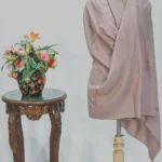 Powder Pink Pure Pashmina Shawl