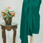Pine Green Pure Pashmina Shawl