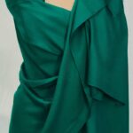 Pine Green Pure Pashmina Shawl Front