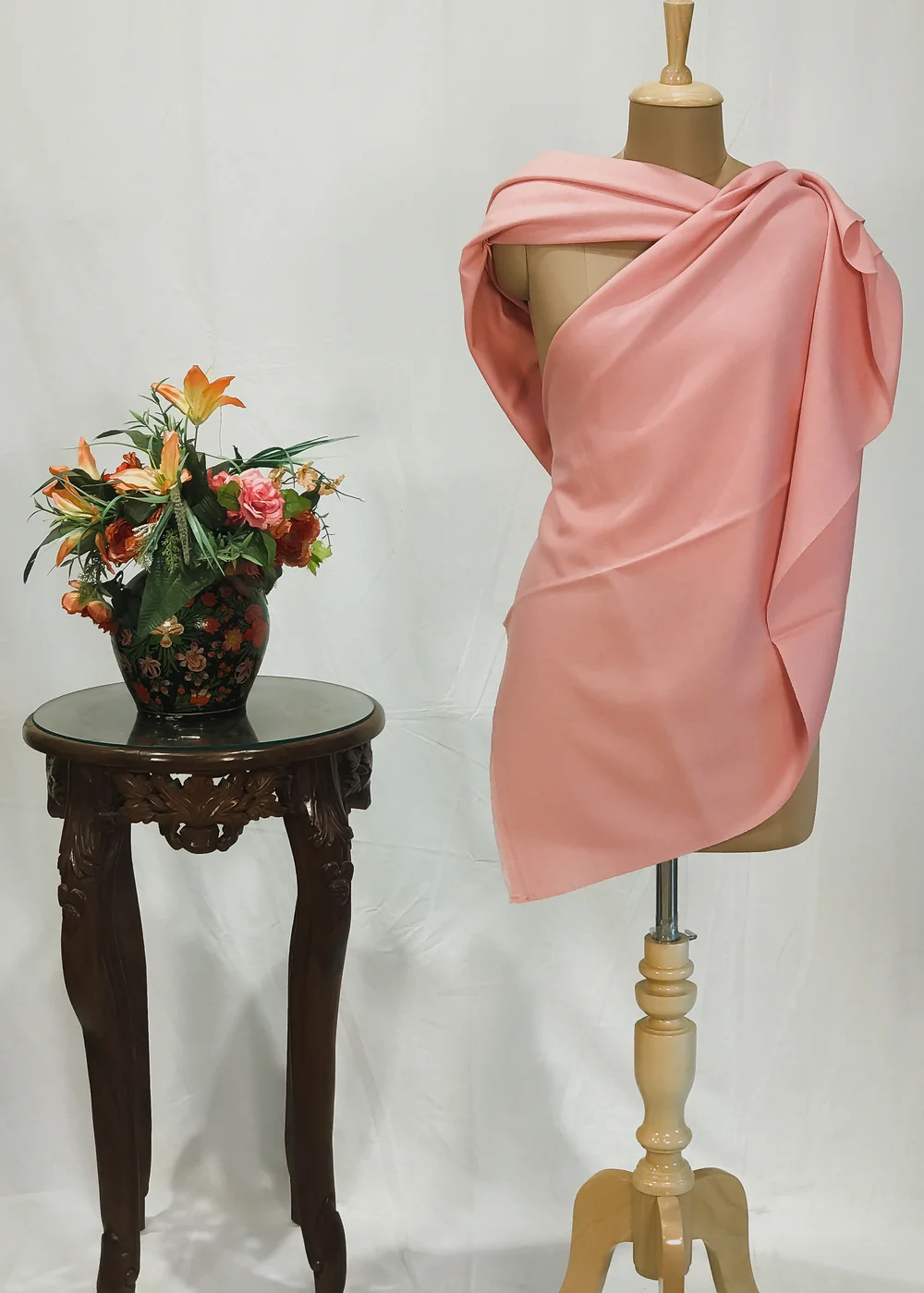 Baby Pink Pure Pashmina Shawl Baby Pink Pure Pashmina Shawl