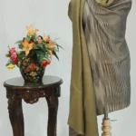 Fawn Space Dye Reversible Pure Pashmina Shawl