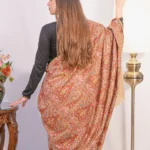 Beige Pure Pashmina Shawl With Multi-Colour Sozni Jamawar Hand Embroidery front