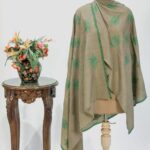 Natural Pure Pashmina Shawl With Sozni Hand Embroidery