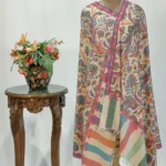 Cream Kani Pure Pashmina Shawl