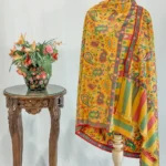 Yellow Kani Pure Pashmina Shawl