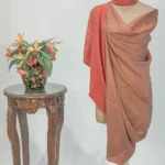 Zari Reversible Rust Pure Pashmina Shawl