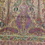 Cream Pure Pashmina Jamawar Embroidered Shawl