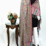 Natural Beige Gents Kani Pure Pashmina Shawl