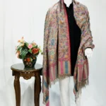 Natural Beige Gents Kani Pure Pashmina Shawl