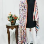Off-White Gents Kani Pure Pashmina Shawl
