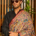 Natural Beige Gents Kani Pure Pashmina Shawl