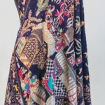 Navy Blue Darbar Pure Pashmina Shawl With Tilla Jaal Hand Embroidery Front