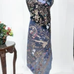 Ombré Pure Pashmina Shawl With Tilla & Thread Jaal Hand Embroidery Front