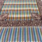 Multi Coloured Pure Pashmina Shawl With Sozni hand Embroidery