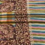 Multi Coloured Pure Pashmina Shawl With Sozni hand Embroidery