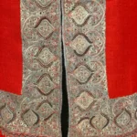 Red Pure Pashmina Shawl With Sozni hand Embroidery
