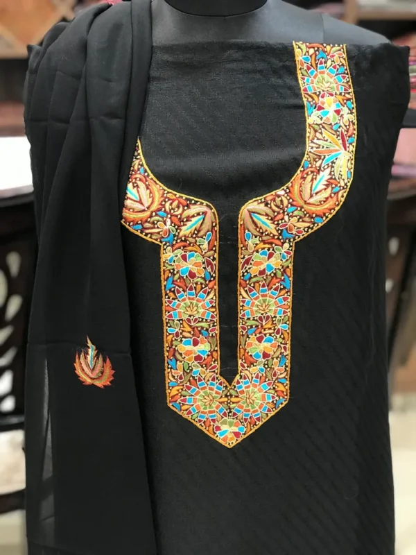 Thread Hand Embroidered Kashmir Woman Suit