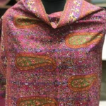 Papier Mache Hand Embroidered Pure Pashmina Shawl