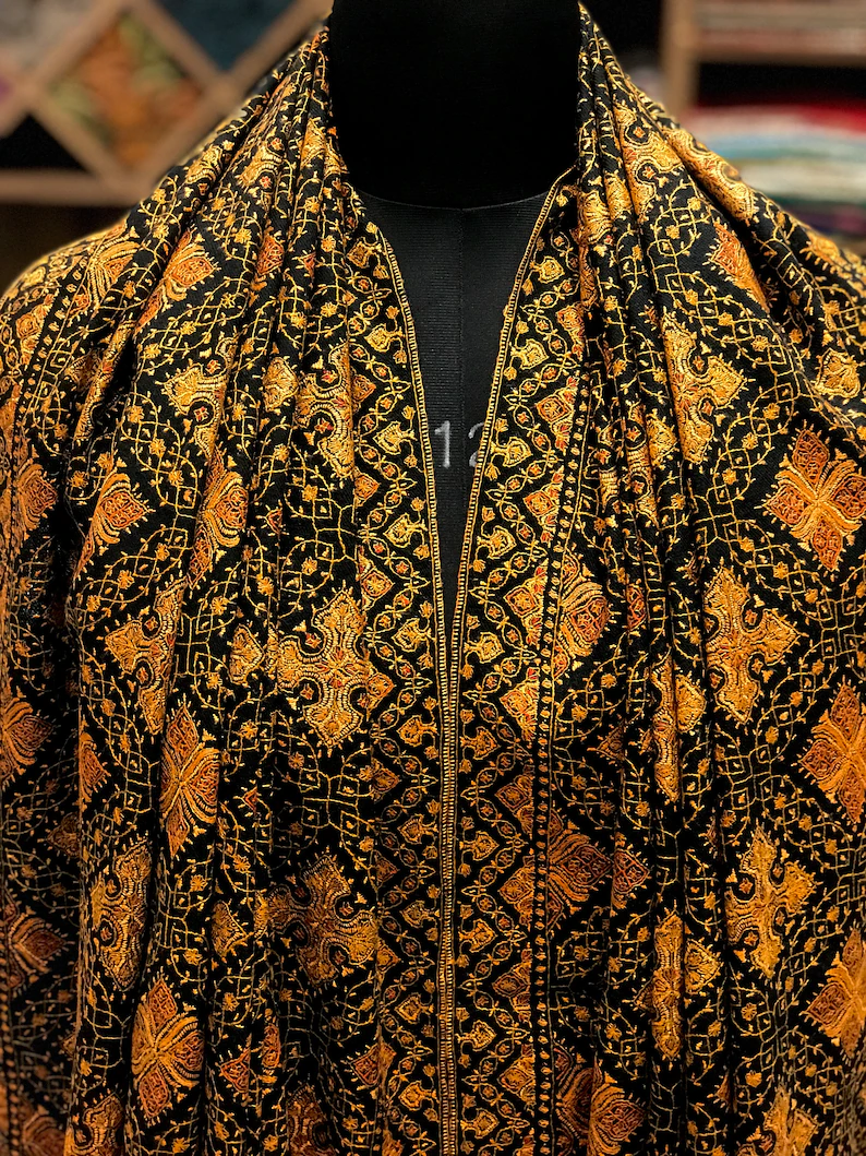 Black Pure Pashmina Shawl with allover sozni hand embroidery image 1 Black Pure Pashmina Shawl with allover sozni hand embroidery image 1 Black Pure Pashmina Shawl with allover sozni hand embroidery image 2 Black Pure Pashmina Shawl with allover sozni hand embroidery image 3 Black Pure Pashmina Shawl with allover sozni hand embroidery image 4 Black Pure Pashmina Shawl with allover sozni hand embroidery image 5 Black Pure Pashmina Shawl with allover sozni hand embroidery image 6 Black Pure Pashmina Shawl with allover sozni hand embroidery image 7 Black Pure Pashmina Shawl with allover sozni hand embroidery image 8 Black Pure Pashmina Shawl with allover sozni hand embroidery image 9 Black Pure Pashmina Shawl with allover sozni hand embroidery image 10 AngadCreations Star Seller | 1,315 sales | 5 out of 5 stars Black Pure Pashmina Shawl with allover sozni hand embroidery,