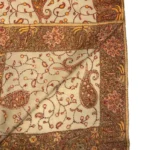 Papier Mache Hand Embroidered Pure Pashmina Shawl