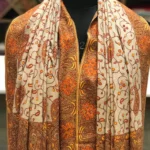 Papier Mache Hand Embroidered Pure Pashmina Shawl