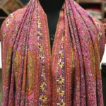 Papier Mache Hand Embroidered Pure Pashmina Shawl