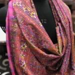 Papier Mache Hand Embroidered Pure Pashmina Shawl