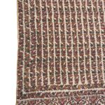 Natural White Papier Mache Hand Embroidered Pure Pashmina Shawl