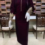 Velvet Suit with Tilla Embroidery
