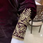 Velvet Suit with Tilla Embroidery