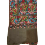 Papier Mache Hand Embroidered Pure Pashmina Shawl