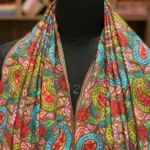 Papier Mache Hand Embroidered Pure Pashmina Shawl