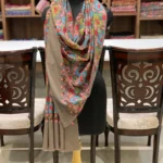Papier Mache Hand Embroidered Pure Pashmina Shawl