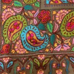 Papier Mache Hand Embroidered Pure Pashmina Shawl