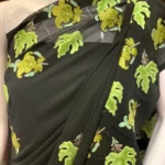 Poly Georgette Aari Embroidered Kashmiri Saree