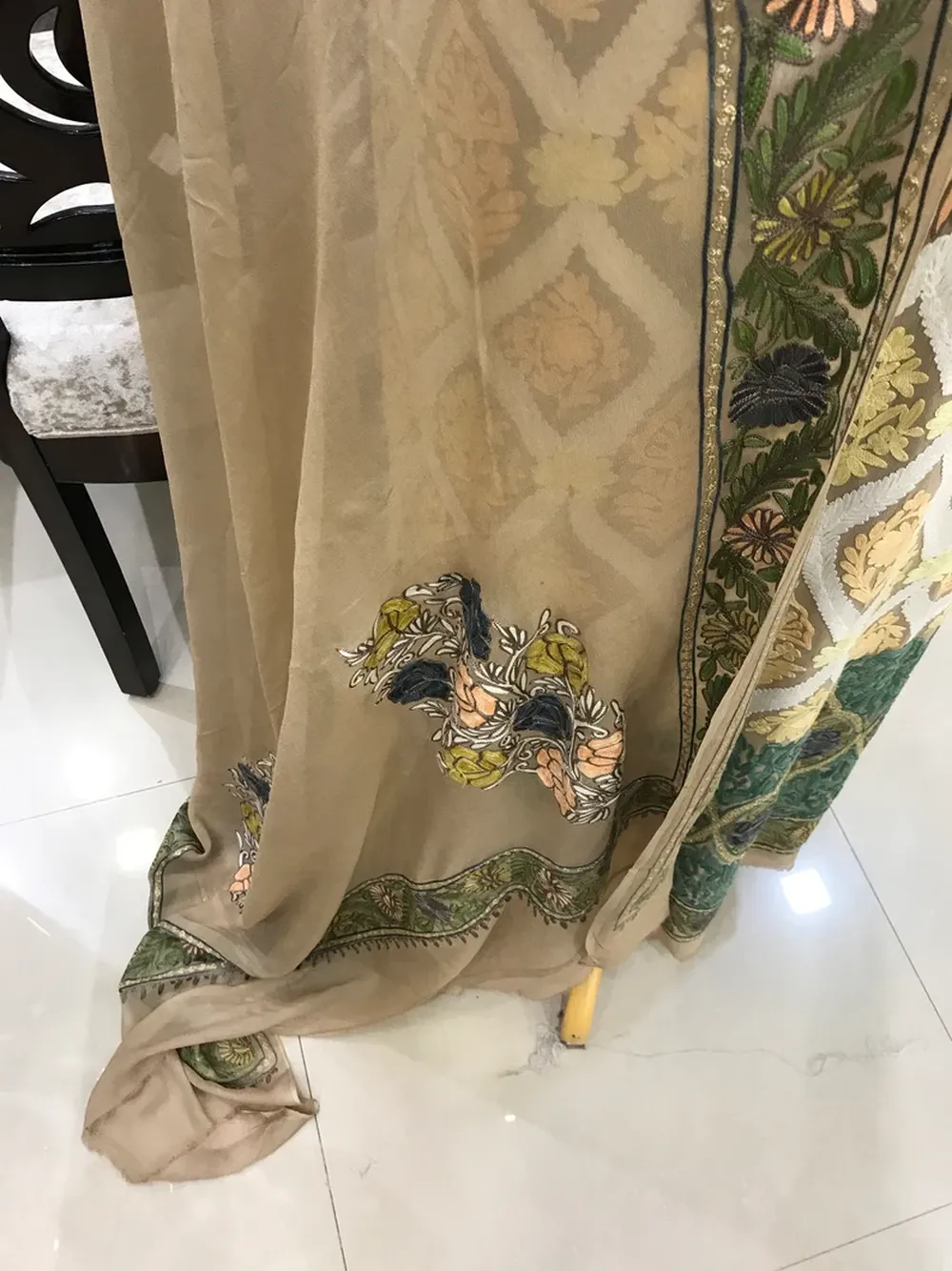 Kashmiri Aari Embroidered Suit