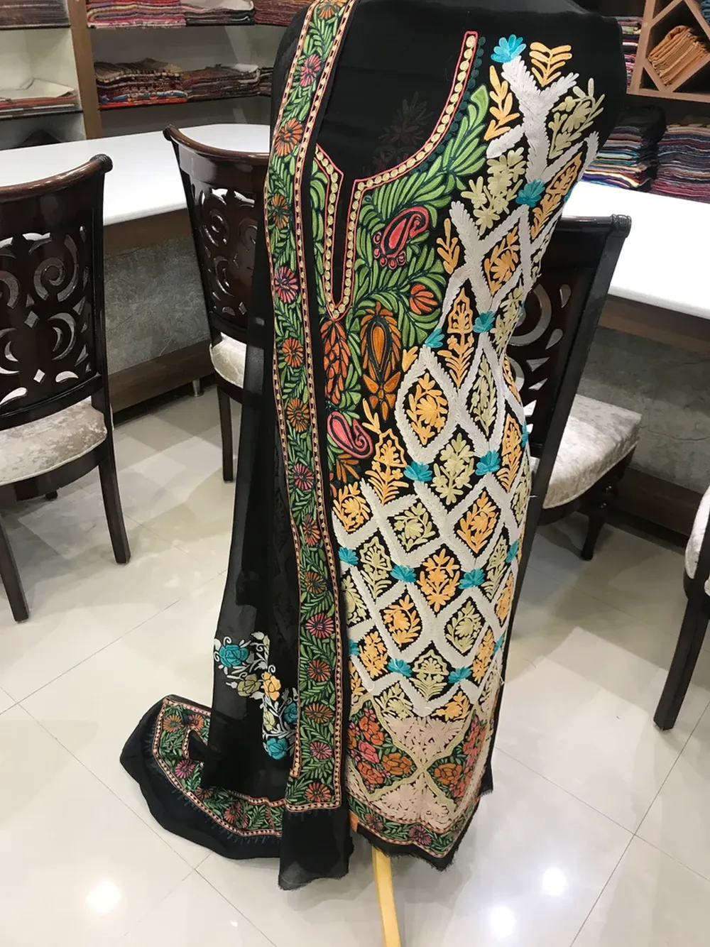 Kashmiri Aari Embroidered Suit