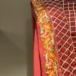 Red Gota & Aari Fusion Embroidered Kashmiri Suit