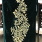Velvet Suit with Tilla Embroidery