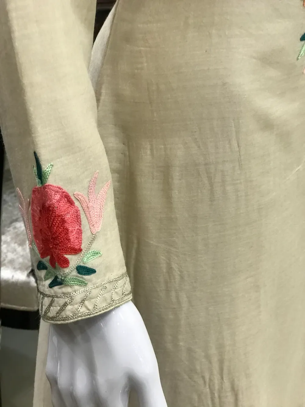 Banarasi & Aari Kashmiri Embroidered Suit : Beigeil_794xN.2171355496_jmrn_result Banarasi & Aari Kashmiri Embroidered Suit : Beige