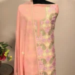 Pink Zari & Aari Fusion Kashmiri Woman Suit