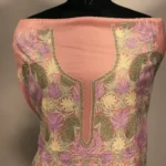Pink Zari & Aari Fusion Kashmiri Woman Suit