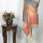 Green and Rust Ombre Pure Pashmina Scarf