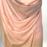 Mauve, Pink and Pastel Brown Ombre Pure Pashmina Scarf Front