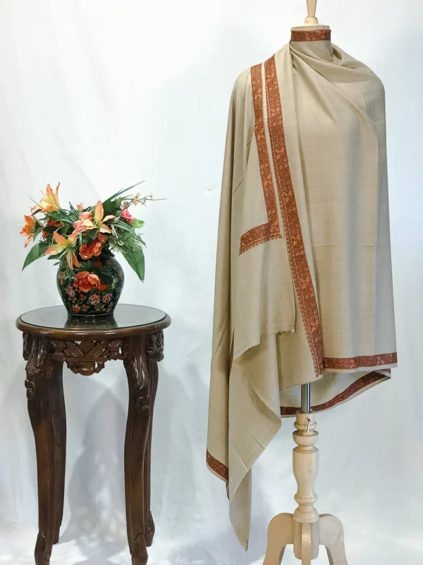 Navy Blue Velvet Zipper Jacket with Tilla Puff Machine Embroidery front