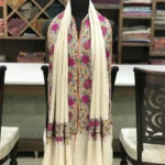 Papier Mache Hand Embroidered Pure Pashmina Scarf