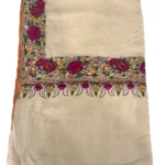 Papier Mache Hand Embroidered Pure Pashmina Scarf